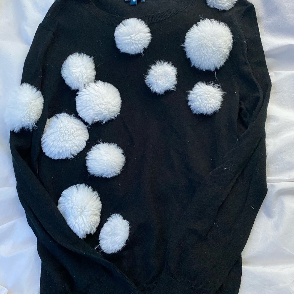 Girls pompom sweater